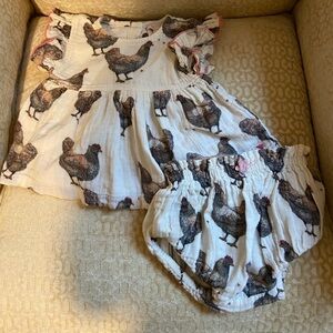 Pink Chicken New York - Chicken Bloomer Set 12/18M